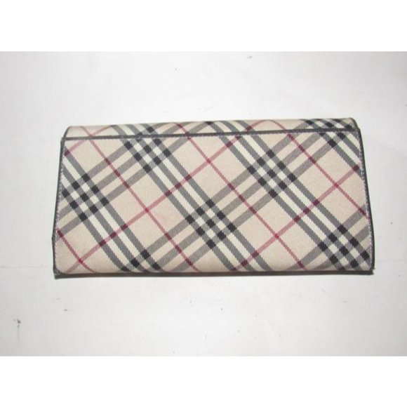 Burberry Nova Check & Pewter Leather XL Wallet - Picture 4 of 12